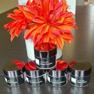 Dip Powder Nail Set - Date Night, Chestnut Chills, Superstar Shine, Wine Time